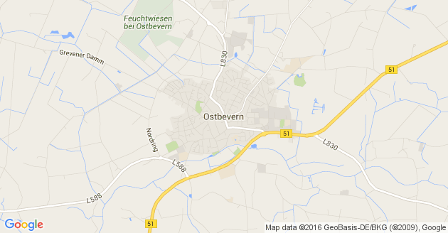 Karte Ostbevern              