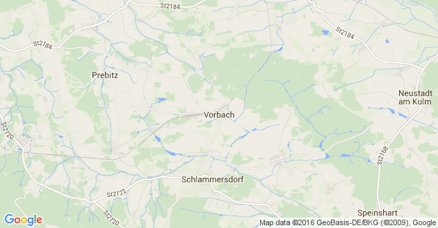 Karte Vorbach