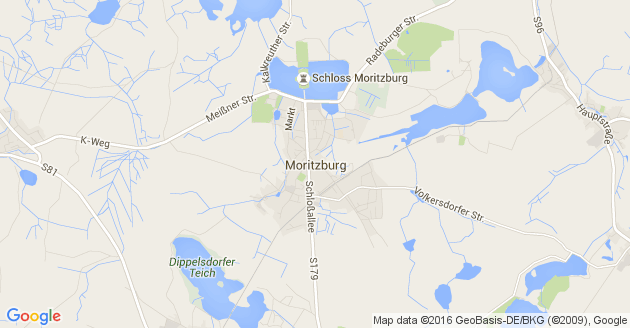 Karte Moritzburg