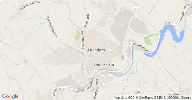 Karte Attendorn