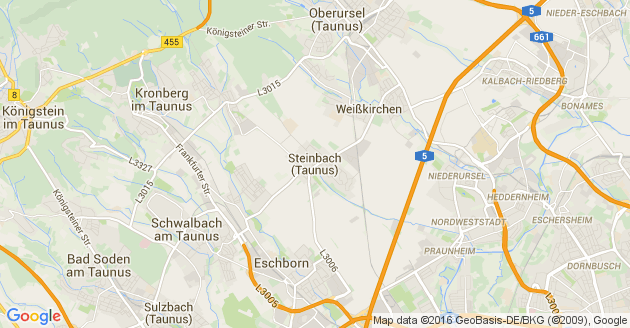 Karte Steinbach im Taunus