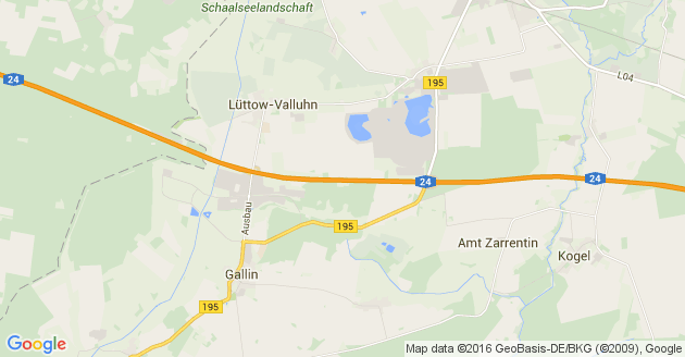 Karte Kogel bei Zarrentin