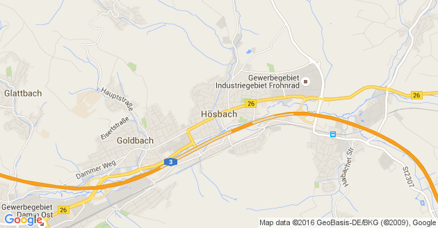 Karte Hösbach