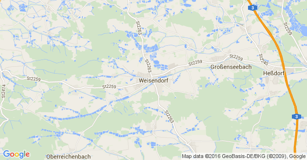 Karte Weisendorf