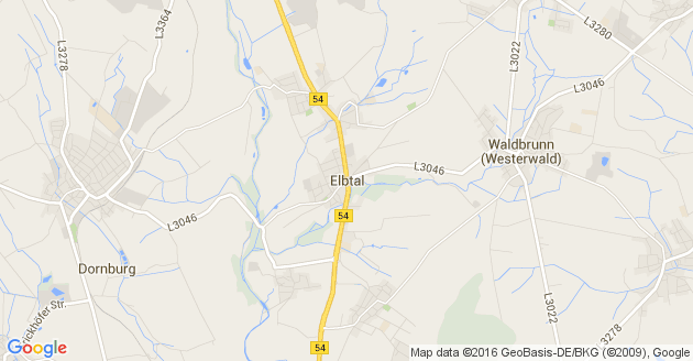 Karte Elbtal