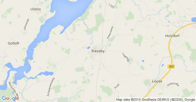 Karte Rieseby