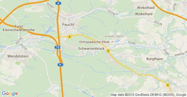 Karte Schwarzenbruck