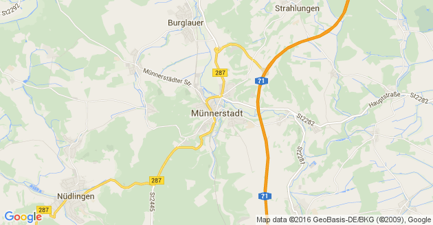 Karte Münnerstadt