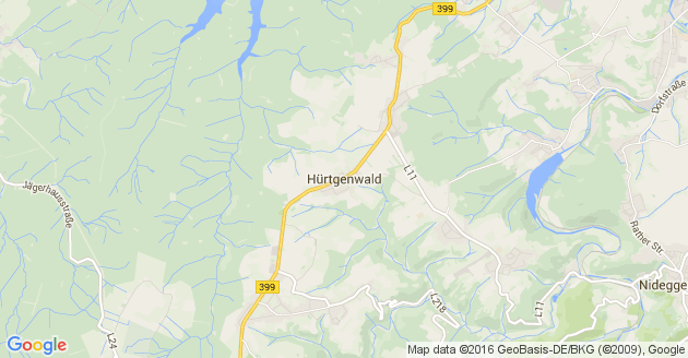 Karte Hürtgenwald