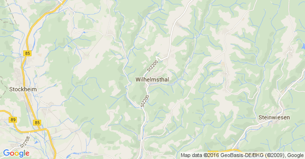 Karte Wilhelmsthal in Oberfranken