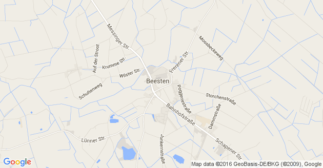 Karte Beesten