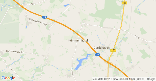 Karte Kümmernitztal