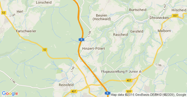 Karte Hinzert Pölert