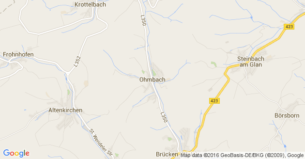 Karte Ohmbach