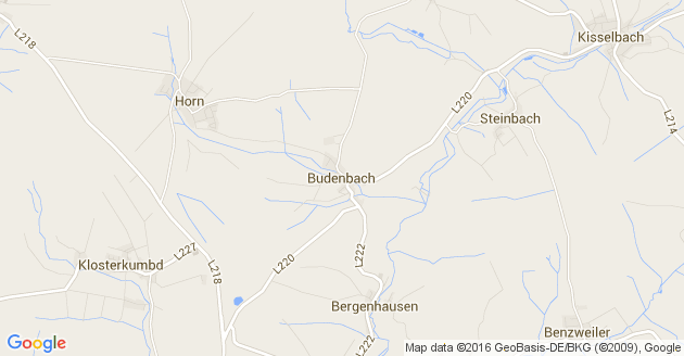Karte Budenbach
