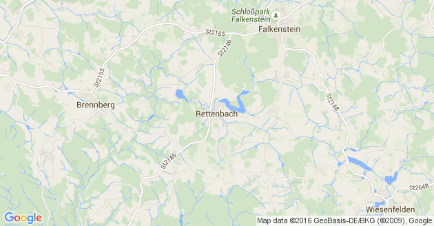 Karte Rettenbach in der Oberpfalz