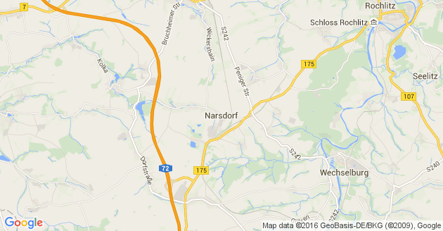 Karte Narsdorf