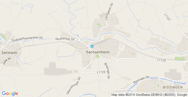 Karte Sachsenheim in Württemberg