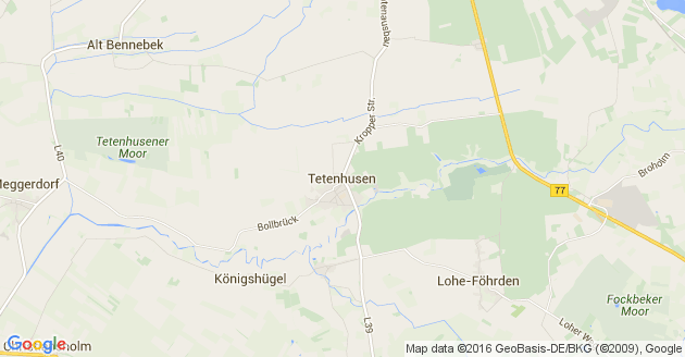 Karte Tetenhusen