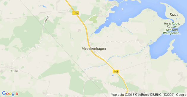 Karte Mesekenhagen