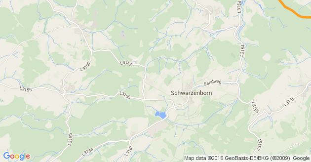 Karte Schwarzenborn Knüll