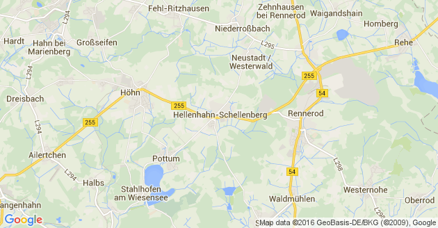 Karte Hellenhahn Schellenberg