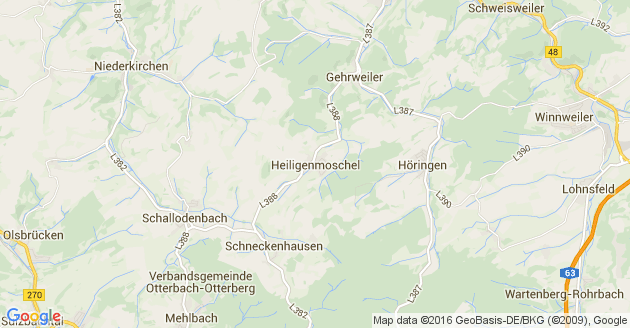 Karte Heiligenmoschel