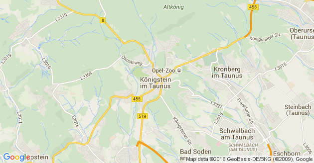 Karte Königstein im Taunus