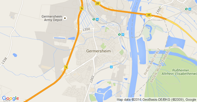 Karte Germersheim