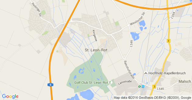 Karte Sankt Leon Rot