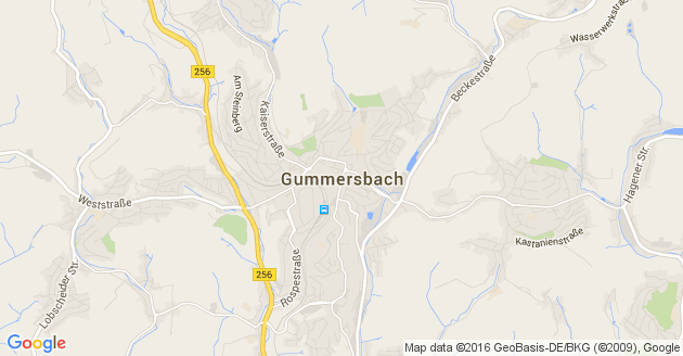 Karte Gummersbach