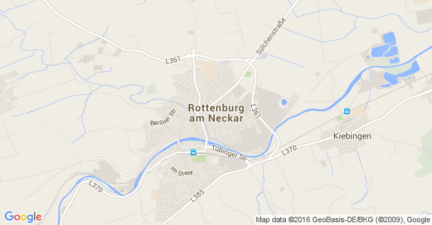 Karte Rottenburg am Neckar