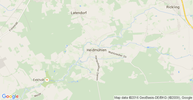 Karte Heidmühlen