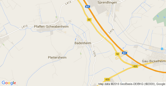 Karte Badenheim