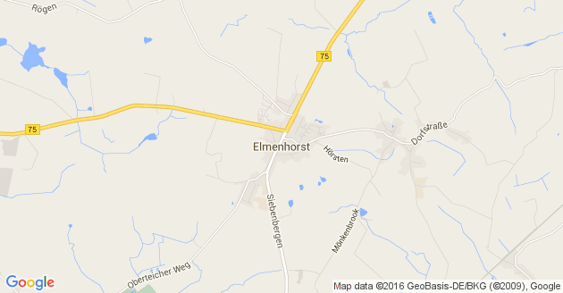 Karte Elmenhorst Kreis Stormarn