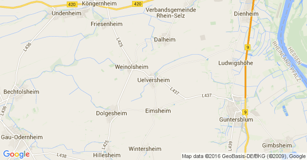Karte Uelversheim