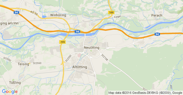 Karte Neuötting