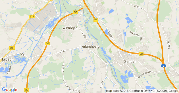 Karte Illerkirchberg