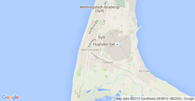 Karte Kampen auf Sylt