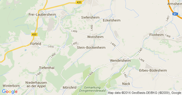 Karte Stein Bockenheim