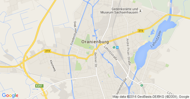 Karte Oranienburg            
