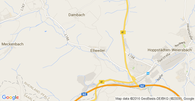 Karte Ellweiler