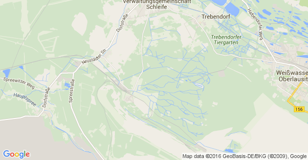 Karte Trebendorf bei Weisswasser