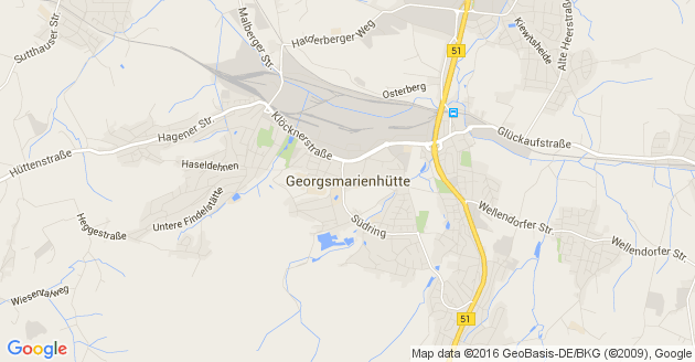 Karte Georgsmarienhütte