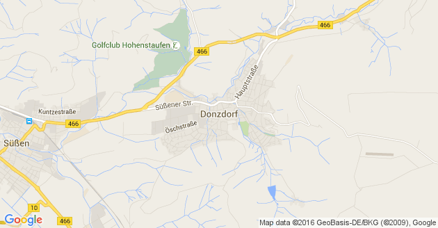 Karte Donzdorf