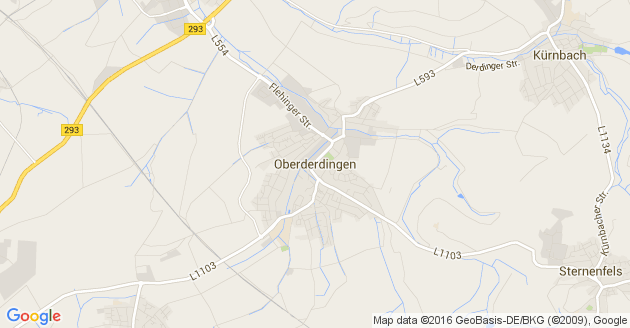 Karte Oberderdingen          