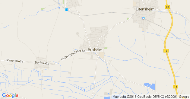 Karte Buxheim in Oberbayern