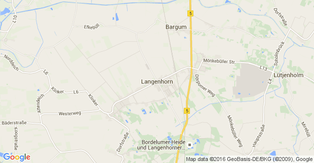 Karte Langenhorn             