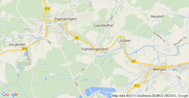 Karte Sigmaringendorf