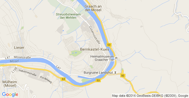 Karte Bernkastel Kues